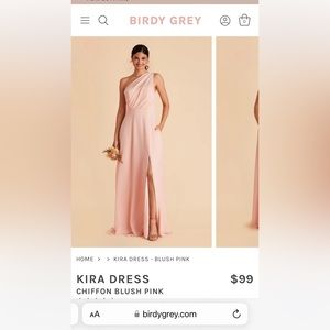 Birdy grey bridesmaid dress